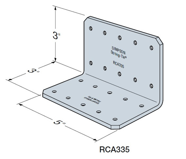 RCA335/97-R35 Rigid Connector Angle (Carton of 35pcs)