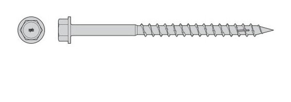 SDWH271000SS-R25 Timber Hex SS Screw (Carton of 25pcs)