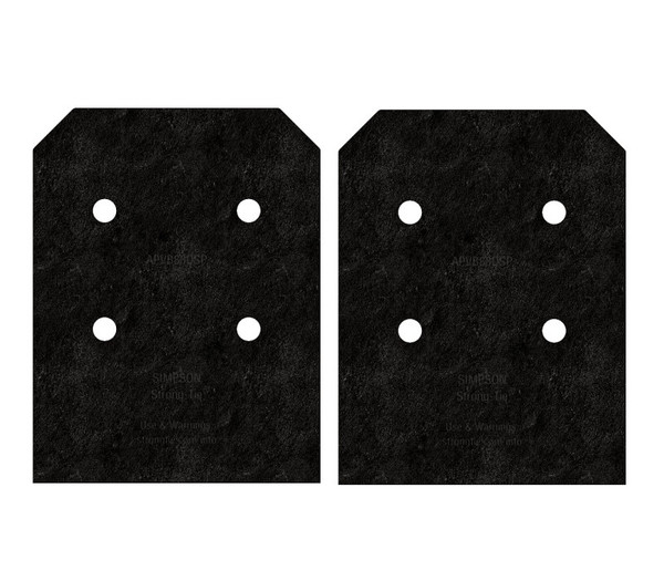 APVB88DSP Decorative Post Base Side Plate (Box of 2pcs)