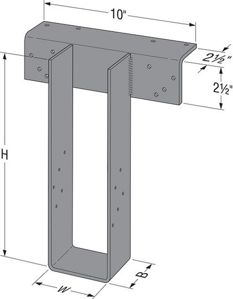 HWPH412 High-Wind Purlin Heavy Hanger