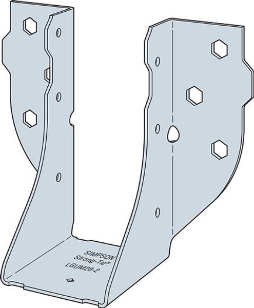 LGUM28-2-SDS Light Face-Mount Girder and Beam Hanger for Concrete and Masonry