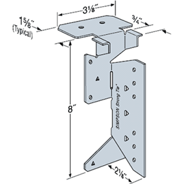 S/HJCT-KT Steel Joist Hanger Kit w/ Screws (Carton of 5pcs)