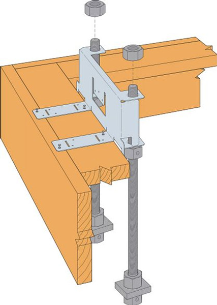 WSWH-RTBL12 Strong Wall Anchor Bolt Template (Brick Ledge)