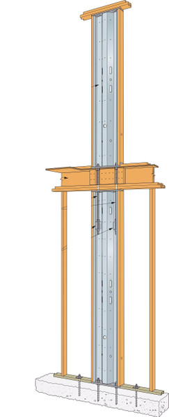 SSW21-2KT Steel Strong Wall 2-Story Stacked Wall Connection Kit