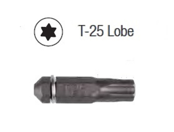 BITTX25-RC3 Quik Drive T-25 6-Lobe Driver Bit (Pack of 3pcs)