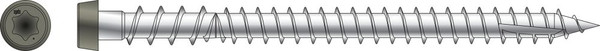 DCU234P305GR Deck-Drive DCU Composite Screws, 6-lobe Drive (350pc Pack) Gray