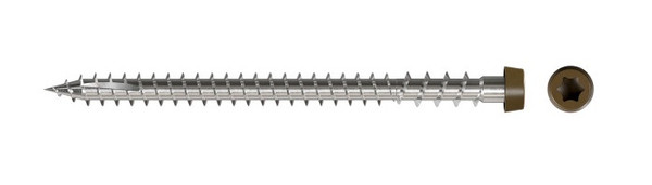 DCU234S316BR01 Deck-Drive Collated Composite Decking Screws (Carton of 1000pcs) Brown01