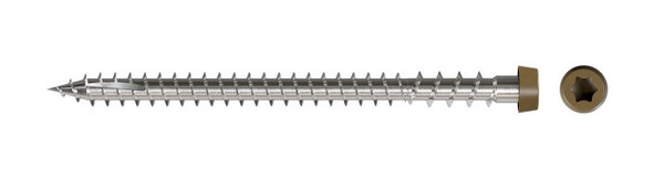 DCU234S316BR05 Deck-Drive Collated Composite Decking Screws (Carton of 1000pcs) Brown05