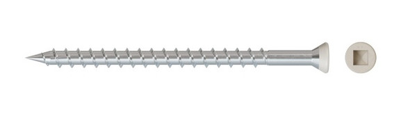 DTH212S305TN Quik Drive Trim-Head Collated SS Decking Screws-Sharp Point (Carton of 1000pcs) Tan