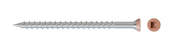 DTH212S305TN03 Quik Drive Trim-Head Collated SS Decking Screws-Sharp Point (Carton of 1000pcs) Tan03
