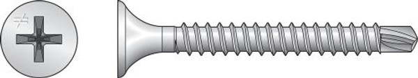 DWFSDQ114PS Quik Drive Drywall to CFS Collated Metal Screws (Carton of 2500pcs)