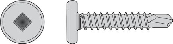 F10T100PSB Self-Drilling Pancake-Head Screw (Carton of 4500pcs)