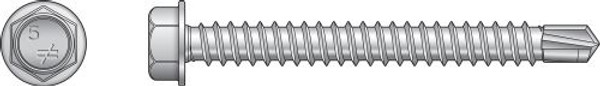 S12250HDUC Self-Drilling Hex-Washer Head Screw (Box of 100pcs)