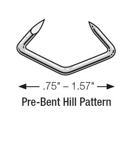 S13075HRB Hog Rings - Hill Pattern (25LB Carton)