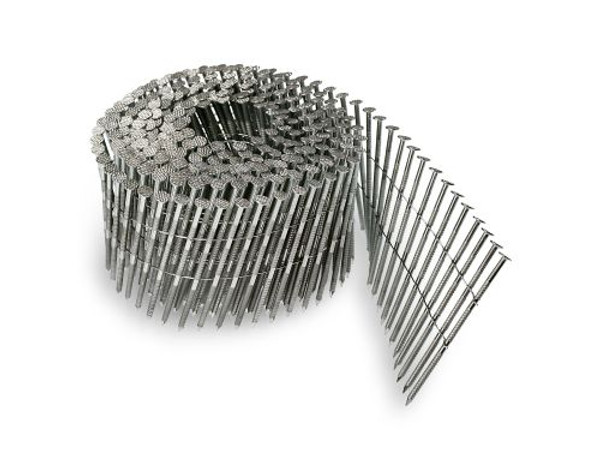 S13A125SNBP 15° Wire Coil, Full Round Head, Ring-Shank Siding Nail (1500pc Pack)