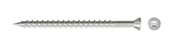 SSDTH212S Quik Drive Trim-Head Collated SS Decking Screws-Sharp Point (Carton of 1000pcs) None