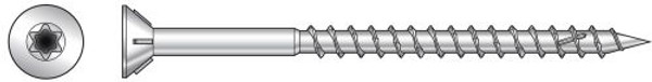 T08200WP1 Deck-Drive DWP WOOD SS Screw, Flat Head (1LB Pack)