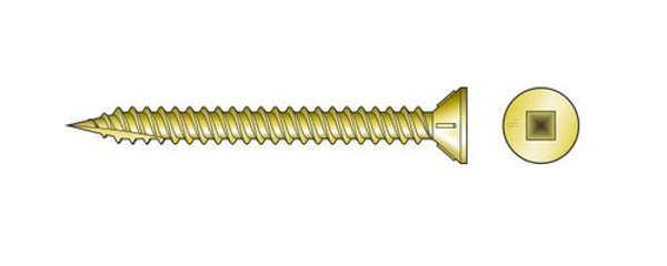 WSF134LRVS Quik Drive Wood to CFS Aluminum Collated Metal Screws (Carton of 2000pcs)