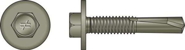 XLQ114T1224 Quik Drive XL Large Head Collated Metal Screws (Carton of 1000pcs)