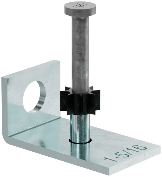 PCLDPA-131 Powder-Actuated 90° Ceiling Clip (Pack of 100pcs)