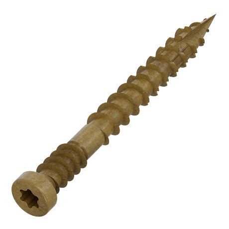 FT07114R100 Finish Trim Screw (Box of 100pcs) TAN