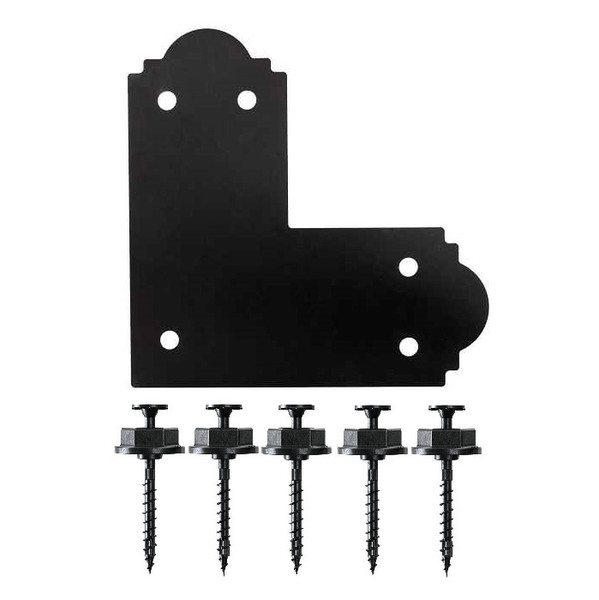 APL6 Ornamental L Strap Tie w/ Fasteners