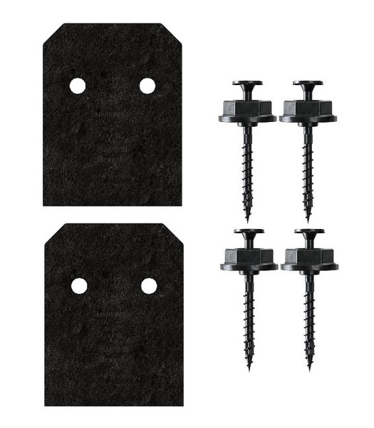APVB66DSP Decorative Post Base Side Plate (Box of 2pcs) w/ Fasteners