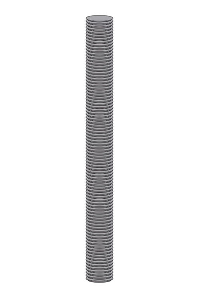 ATS-HSR8-1 High-Strength Fully Threaded Rod (1IN x 12IN)