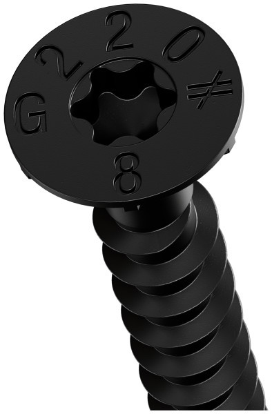 SDCF8X220-R50 SDCF TIMBER-CF Screw (Box of 50pcs)