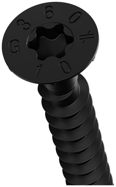 SDCF10X360-R25 SDCF TIMBER-CF Screw (Box of 25pcs)