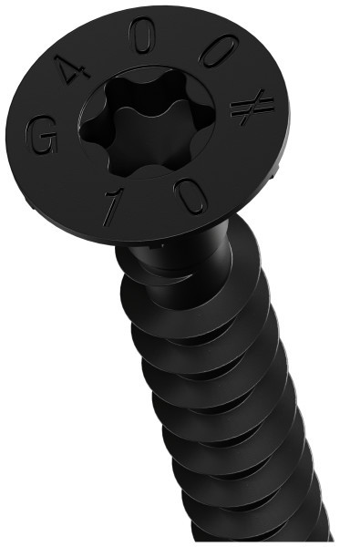 SDCF10X400-R25 SDCF TIMBER-CF Screw (Box of 25pcs)