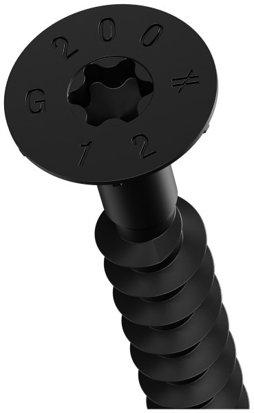 SDCF12X200-R25 SDCF TIMBER-CF Screw (Box of 25pcs)