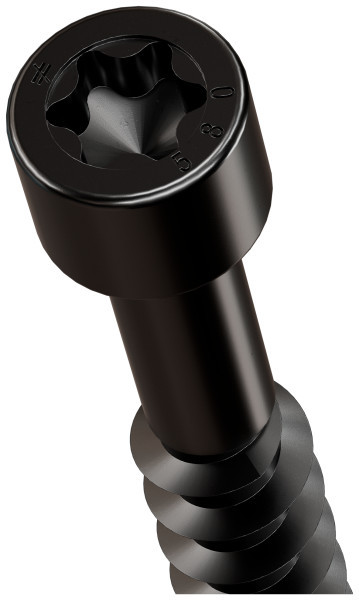 SDCFC8X580-R25 SDCFC TIMBER-CF Screw (Box of 25pcs)