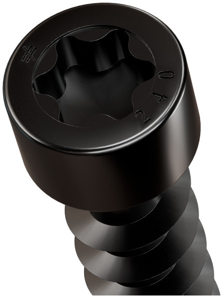 SDCFC10X240-R25 SDCFC TIMBER-CF Screw (Box of 25pcs)