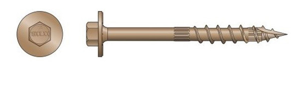 SDWH19800DB-RP1 Strong-Drive Timber-Hex Screw (Pack of 1pc) SDWH19800DB-RP1 Strong-Drive Timber-Hex Screw (Pack of 1pc)