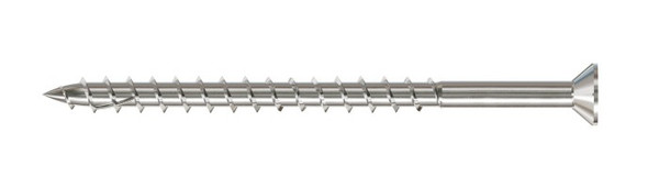 S10300EDDI Deck-Drive DWP Wood SS Screw, Flat Head (Pack of 175pcs)