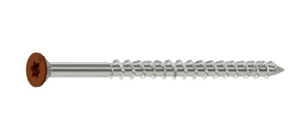 S10300WPPTN01 Deck-Drive DWP WOOD SS Screw, Flat Head (Box of 350pcs) Tan01