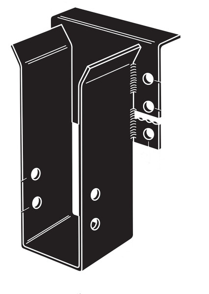 MEG7PC Medium Beam and Glulam Top-Flange Hanger (Choose Height)