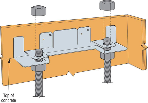 SWH-RTPF15 Strong-Wall High-Strength Shearwall Anchor Bolt Template (Panel Form)