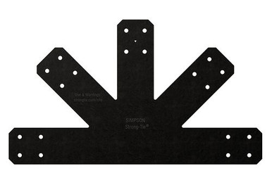【ぱぴ】Black Design BX-plate/ironplate simpson-strong-tie-apvgp1212-