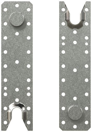 CBH2.37X7.63-R10 Concealed Beam Hanger (20 Backplates / 10 Pairs)