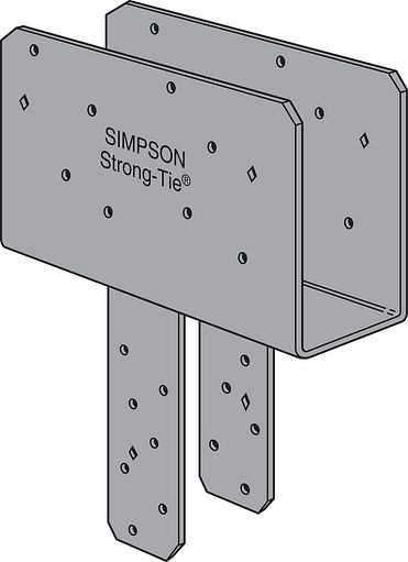 Simpson PFD24B 2x4 Post Frame Saddle Hanger - G90 Galvanized