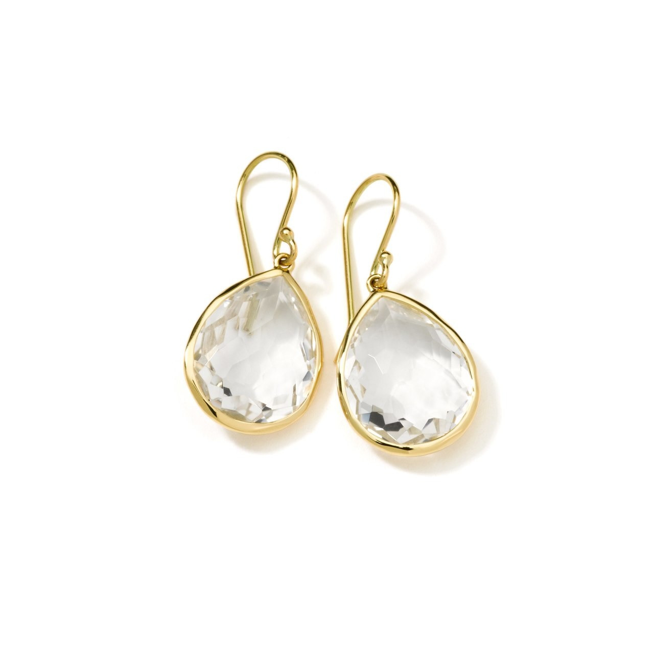 IPPOLITA Rock Candy® Small Single Stone Teardrop Earrings in 18K Gold