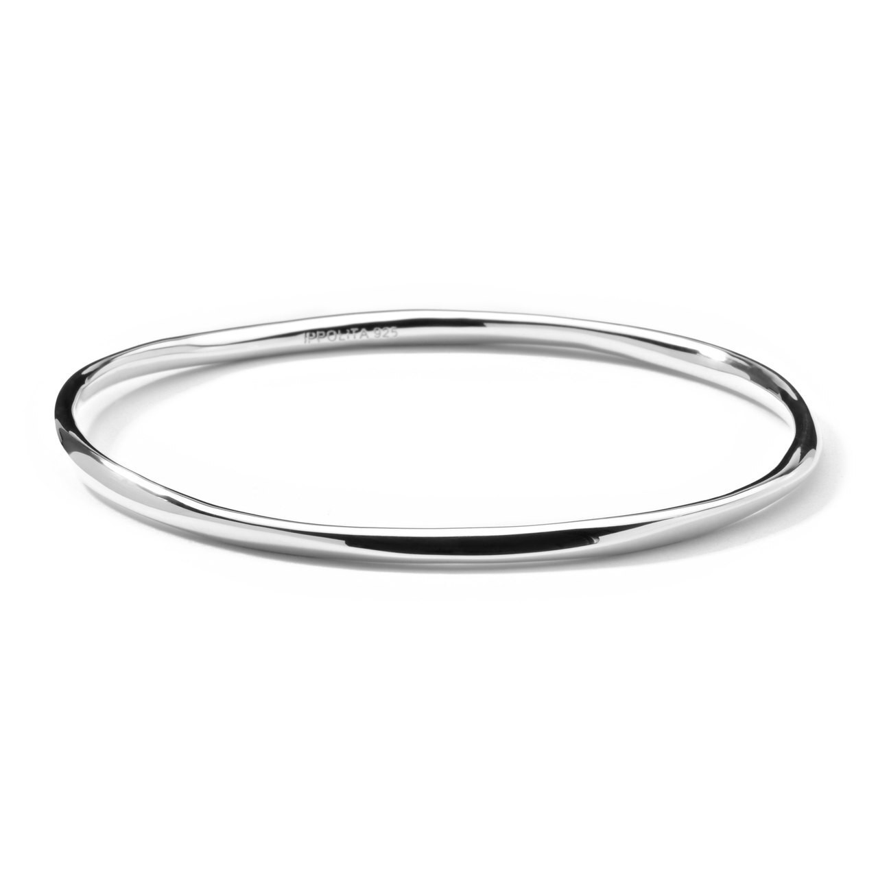 Plain Sterling Silver C-Band Bracelet