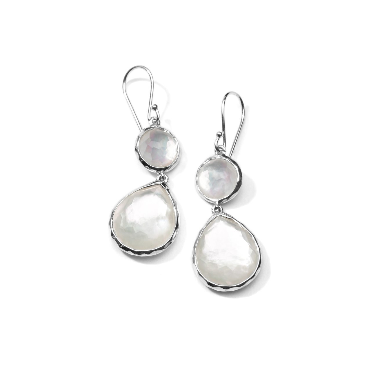 Double Drop Earrings in Sterling Silver