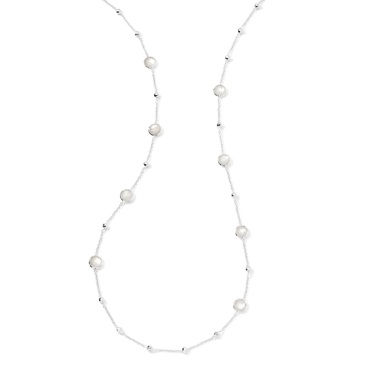 Multi Station Necklace in Sterling Silver SN143MOP