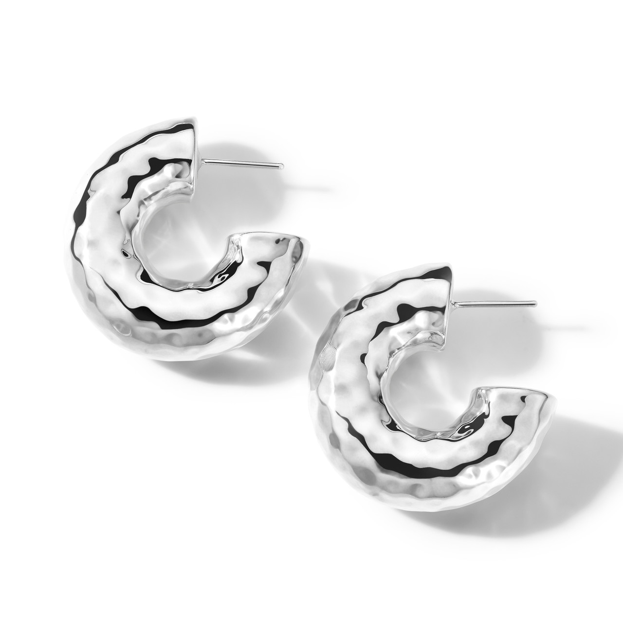 Luxury Hoop Earrings - Silver & Gold –