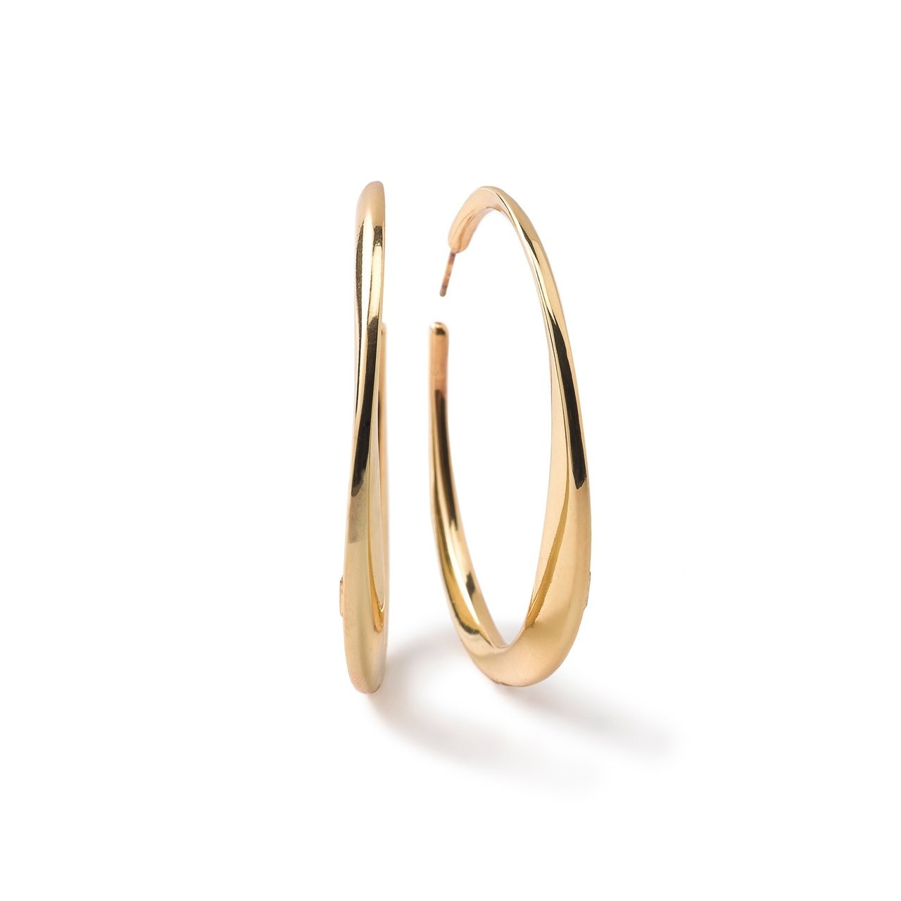 Large Twisted Hoop Earrings in 18K Gold | IPPOLITA