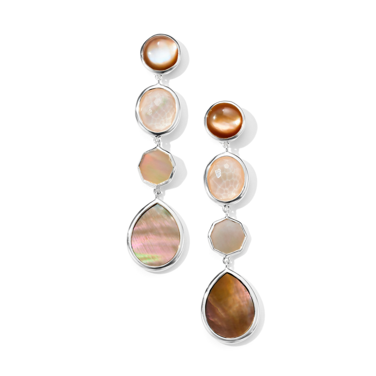 Linear Earrings in Polished Rock Candy SE2435DAHLIA