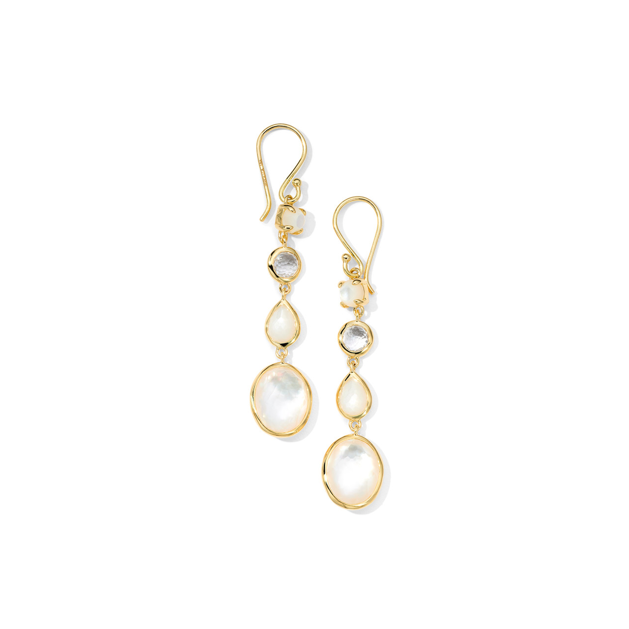 Mia By Tanishq 14kt Yellow Gold Diamond Drop Earrings